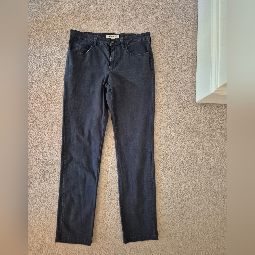 Goodthreads Black Straight Leg Jeans Classic Style